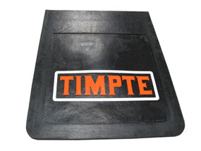Mud Flap 24" X 30" Black Rubber With Timpte Logo - Call for Current Availability