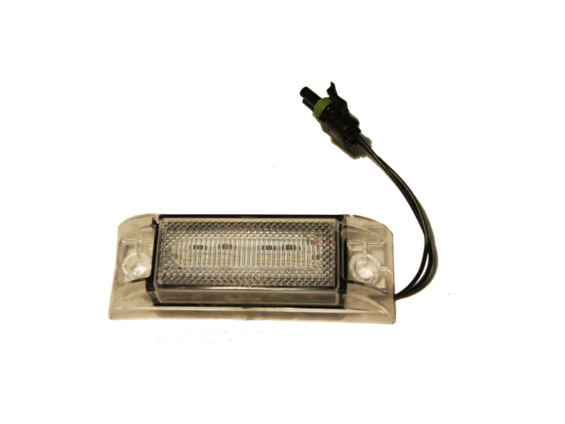 PM Clear Led Amber Marker Light W/ Packard Conn.
