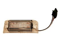 Pm Clear Led Red Dual Function Light W/ Packard Conn